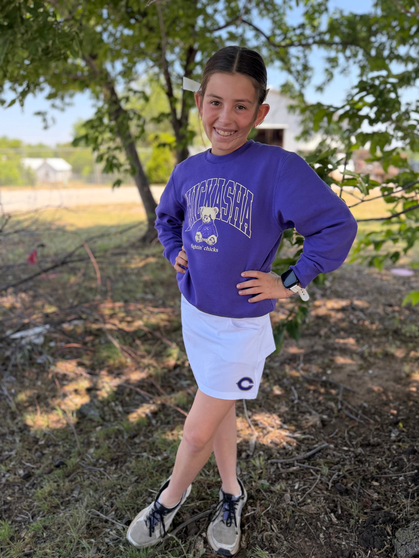 Youth White Skirt