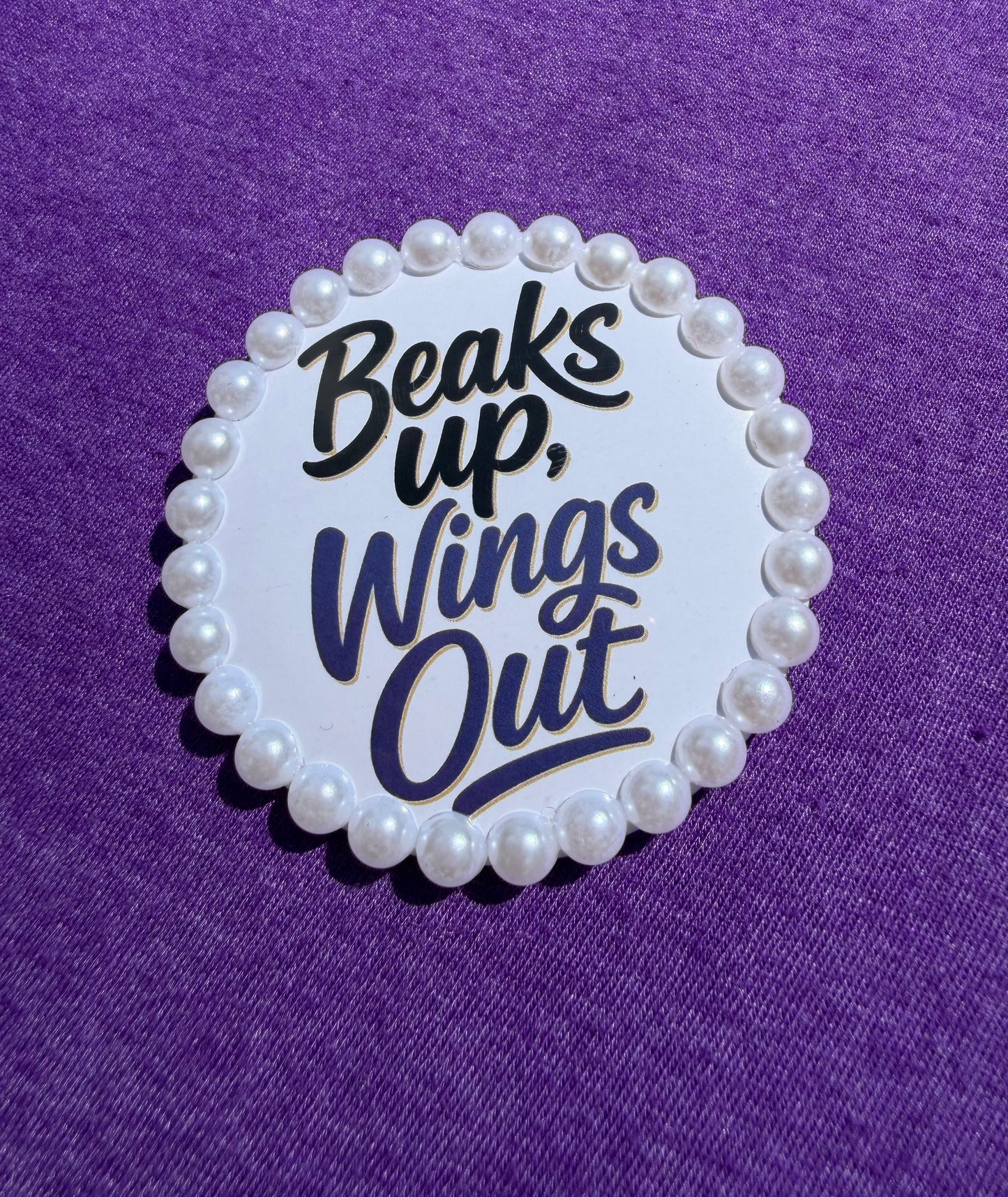 2.25" Beaks Up, Wings Out w/Pearl Trim