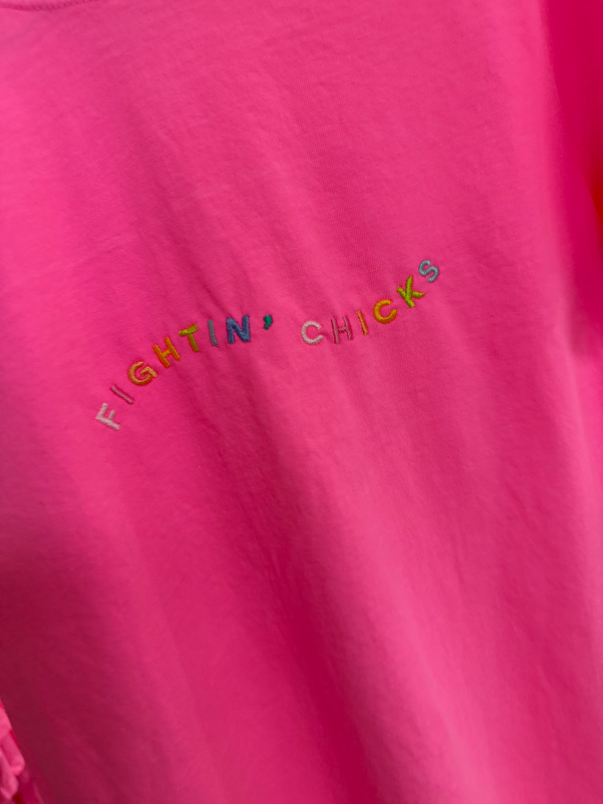 Hot Pink Fightin' Chicks Tee