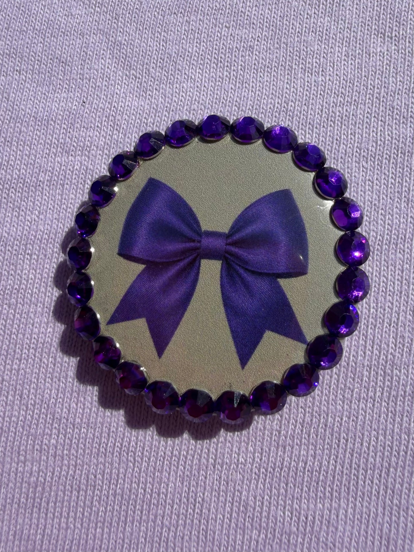 1.25" Purple Bow
