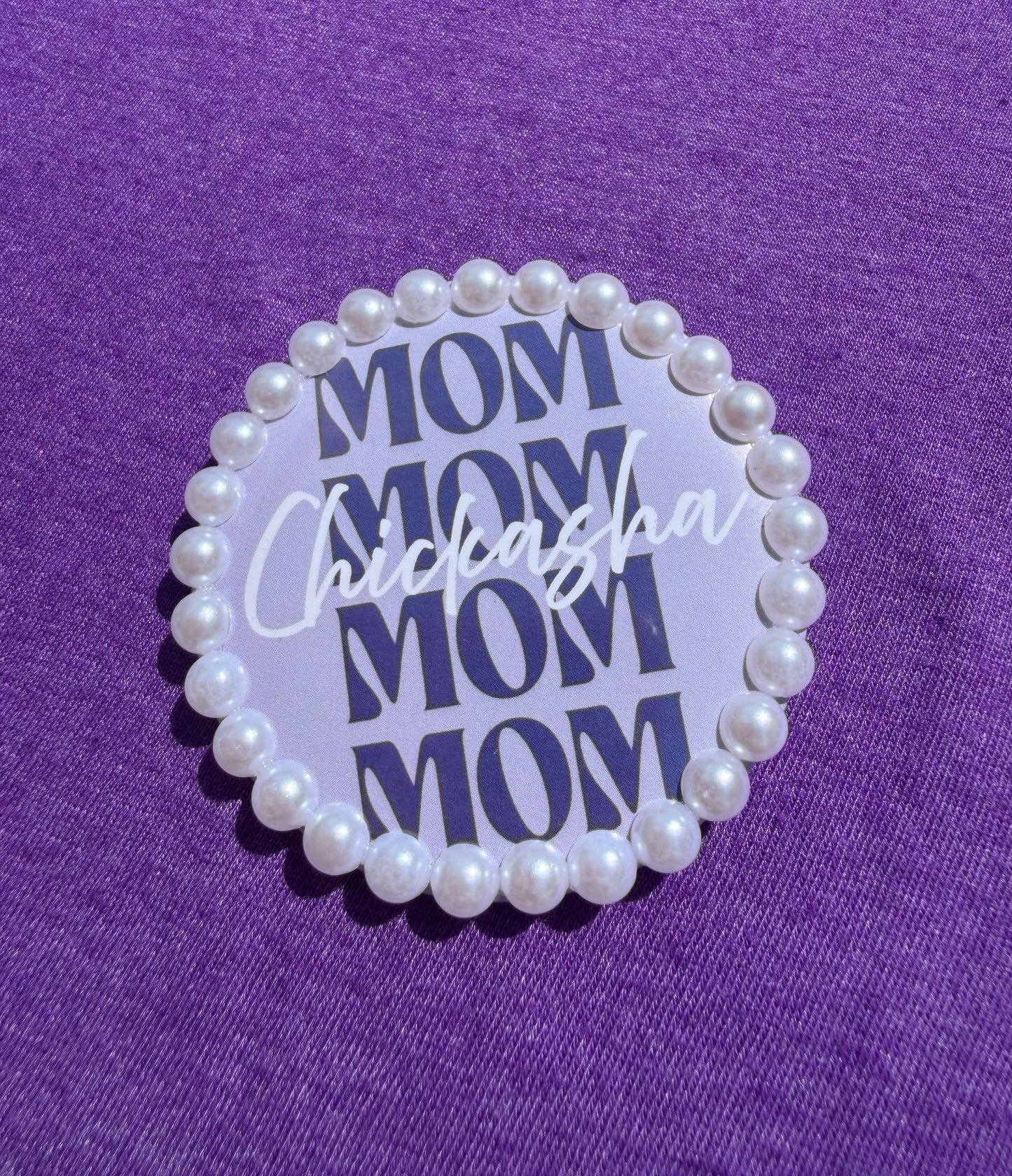 2.25" Chickasha Mom w/Pearl Trim