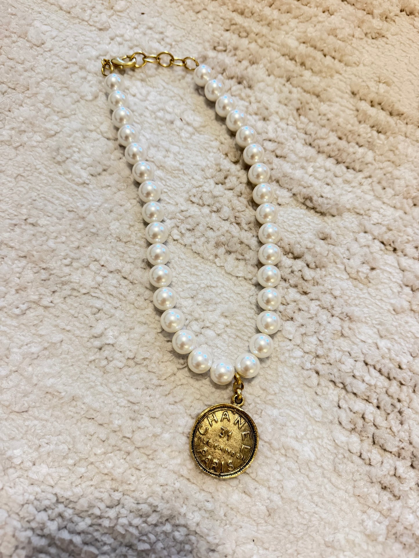 Chanel Paris Pearl Necklace