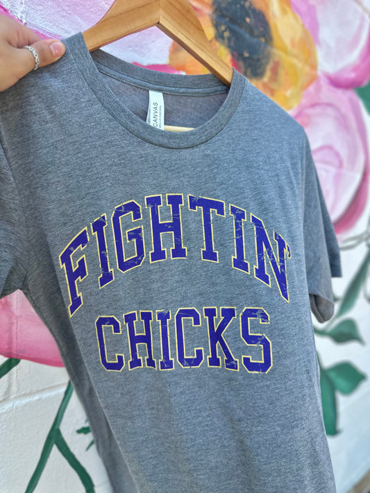 Gray Fightin Chick Tee