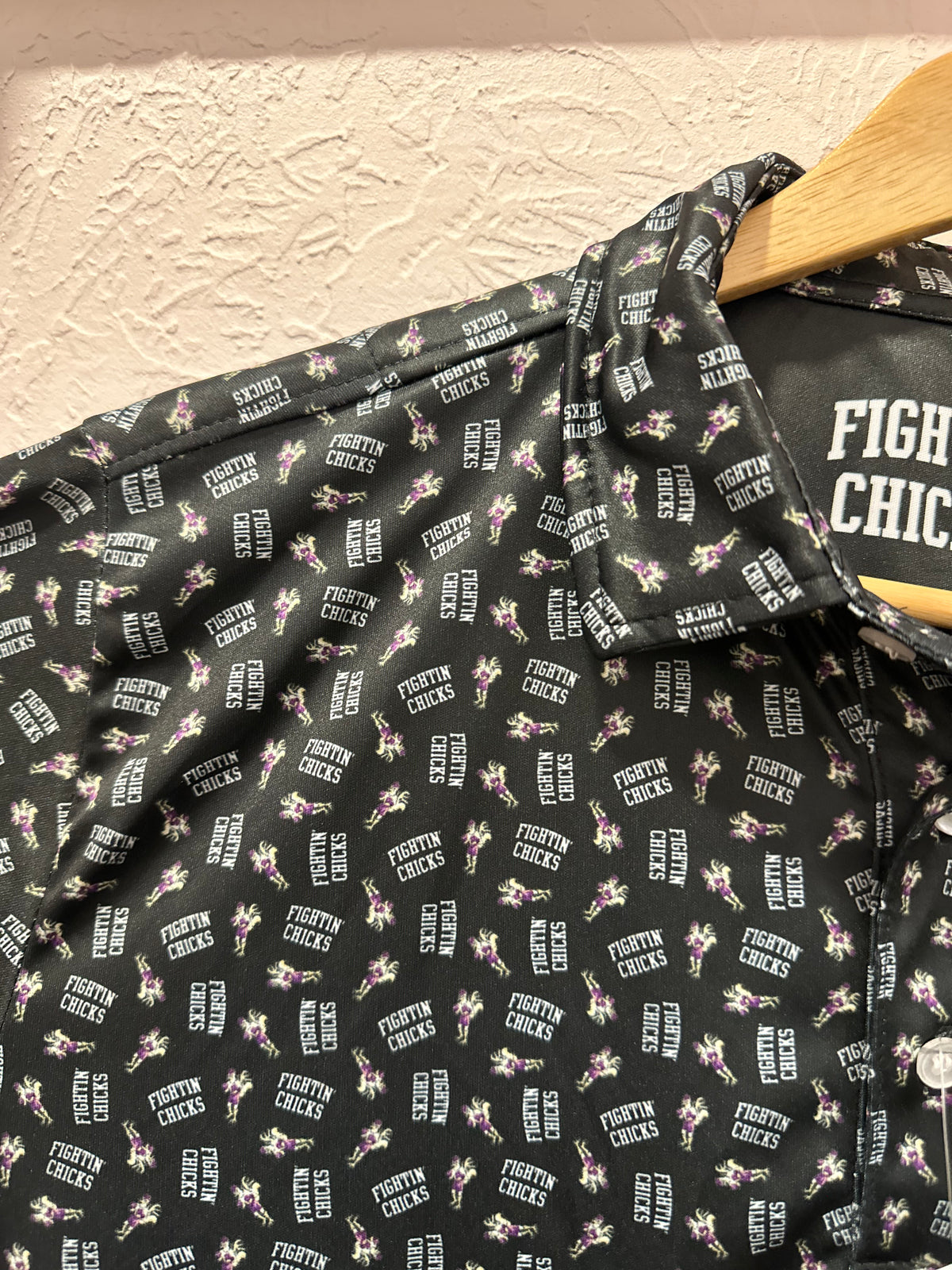 Black Fightin' Chicks Men's Polo