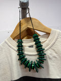 Green & Black Disk Necklace
