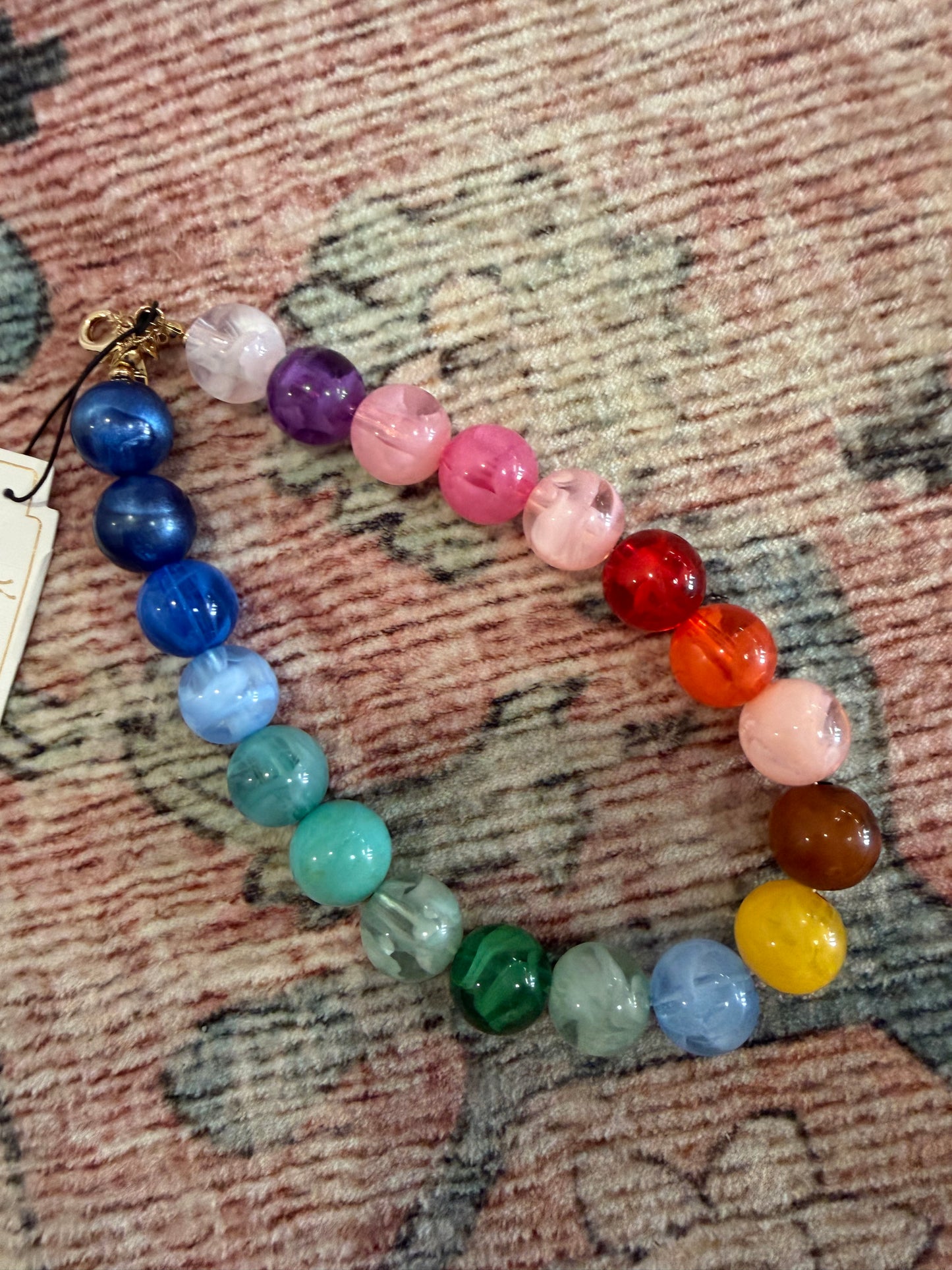 Gumball Beaded Necklace