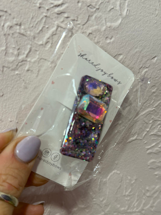 Jeweled Glitter Clip