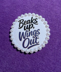 2.25" Beaks Up, Wings Out w/Pearl Trim