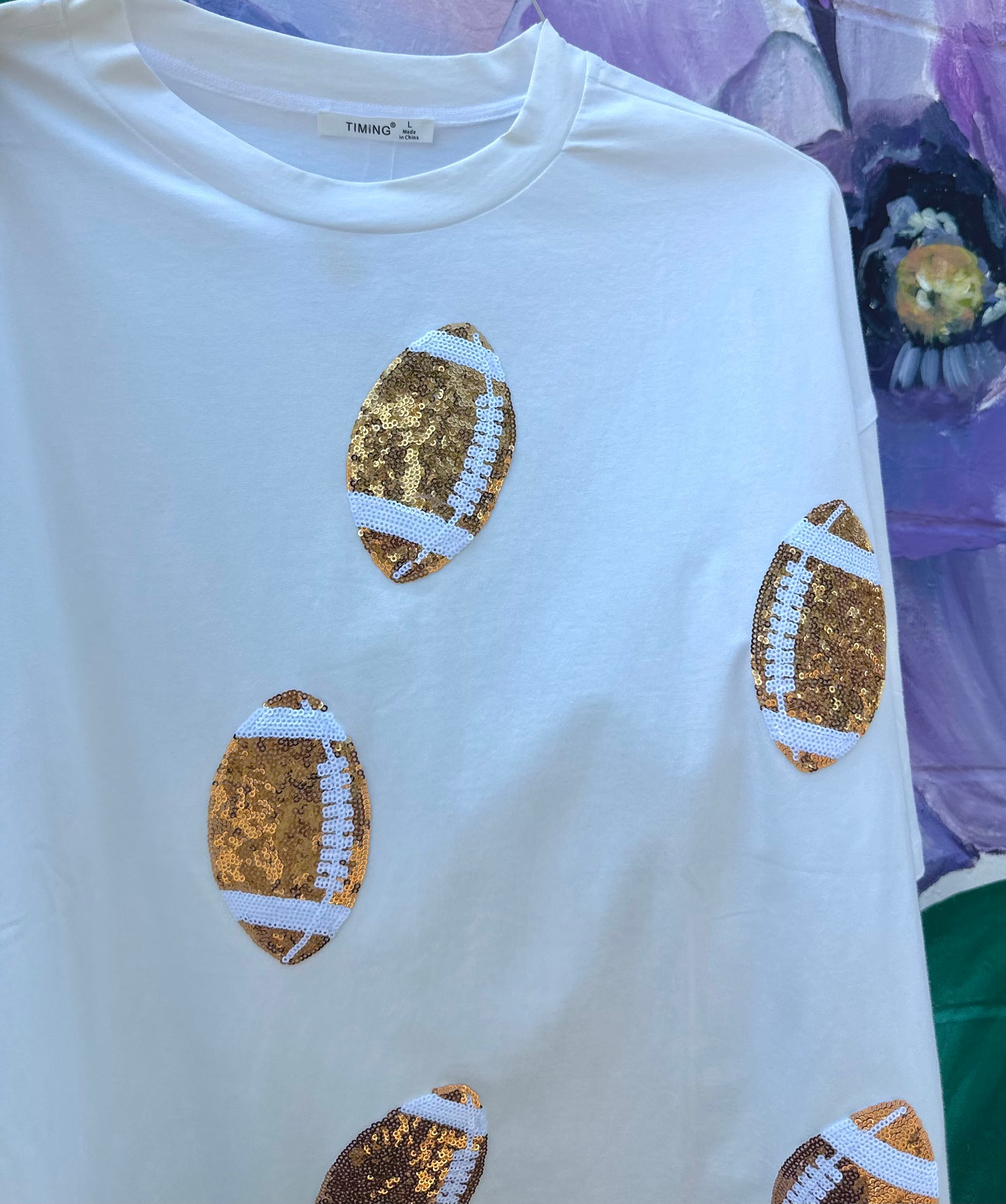 White Football Tshirt