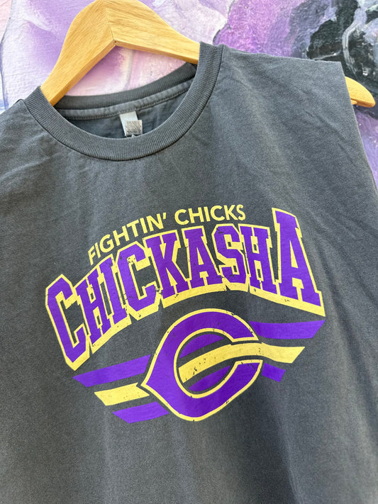 Women’s Gray Cropped Tee