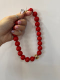 Red Beaded Necklace