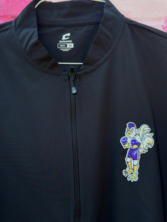 Short sleeve black pullover