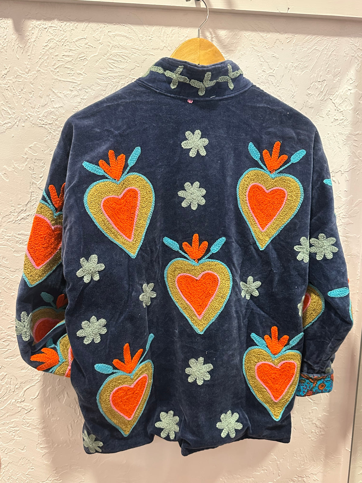 Fire Heart Velvet Jacket