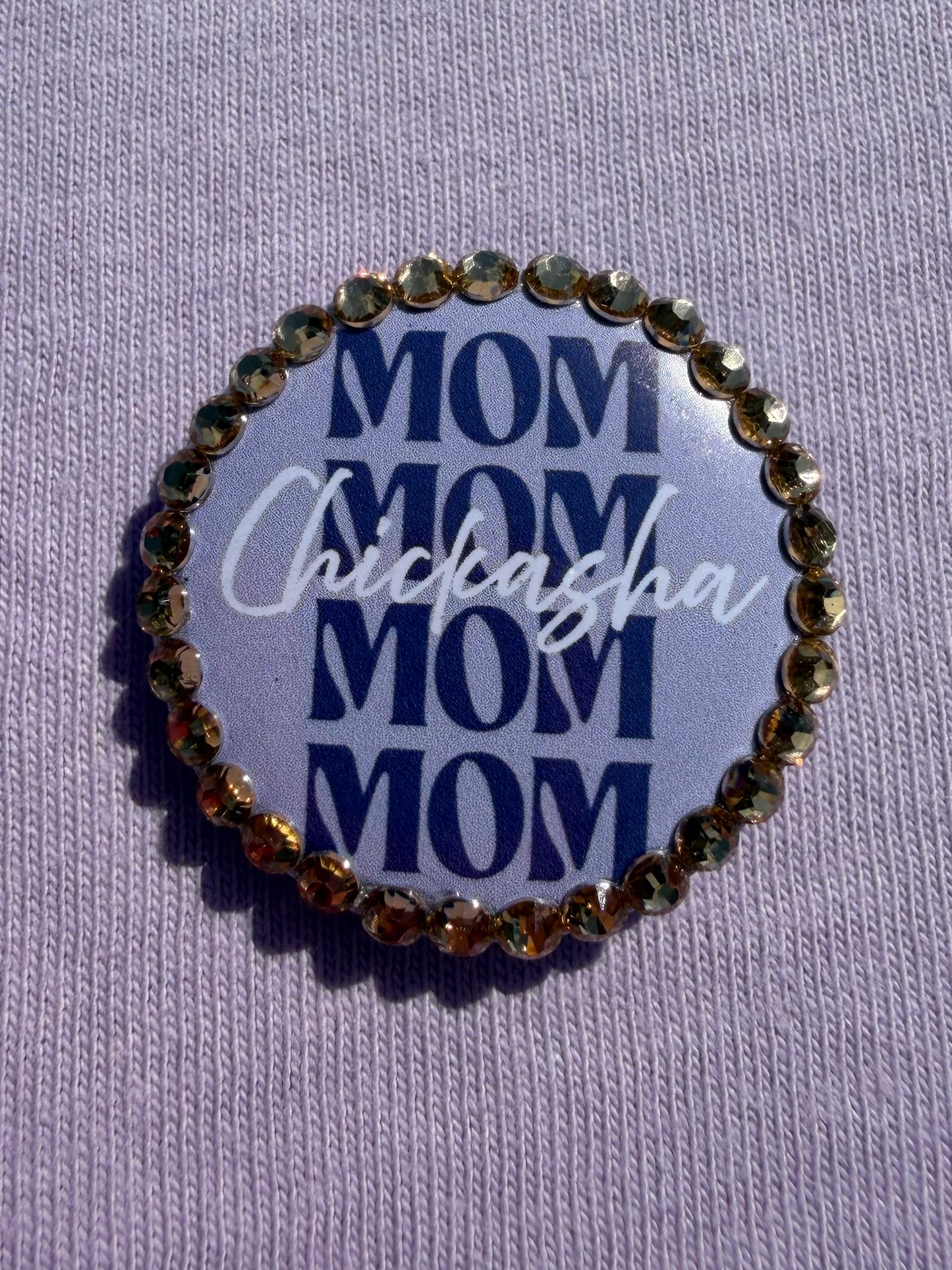 1.25" Chickasha Mom wGold Trim