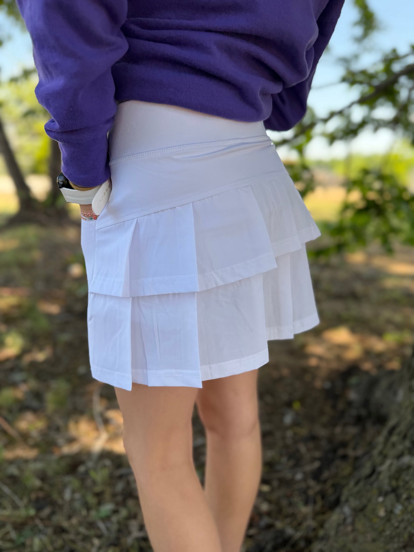 Youth White Skirt