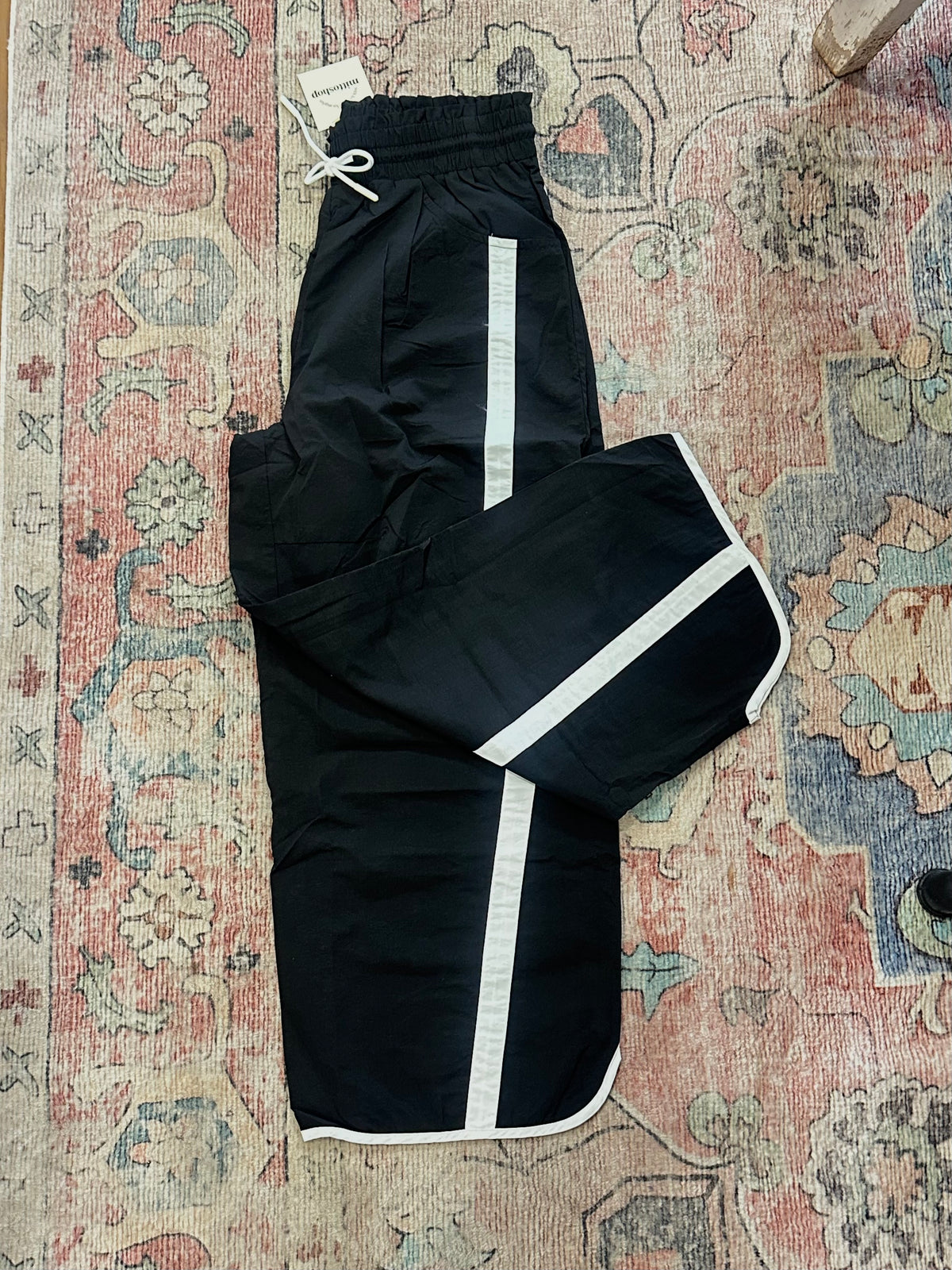 Black & White Track Pant