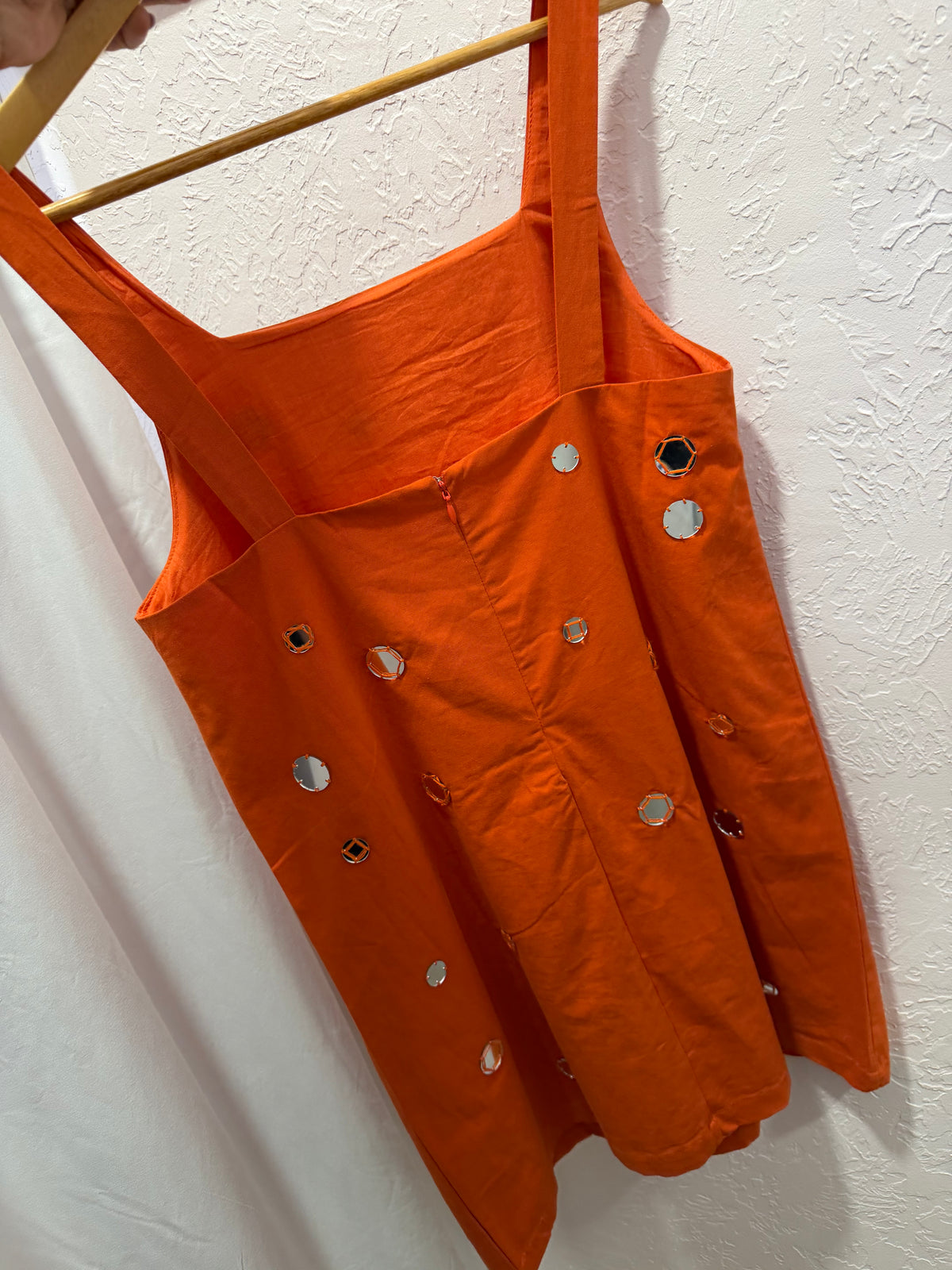 Orange Mirror Dress