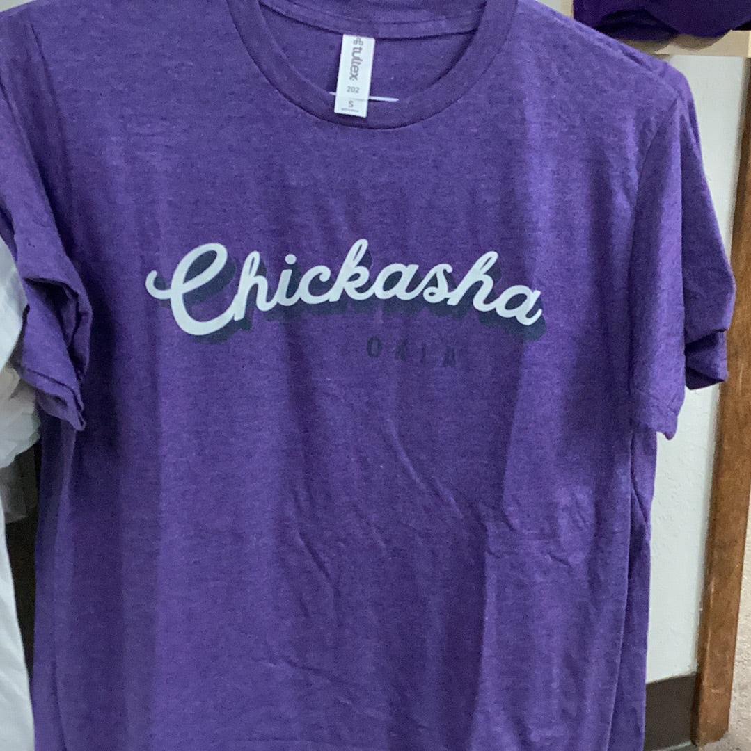 Purple chick shirt