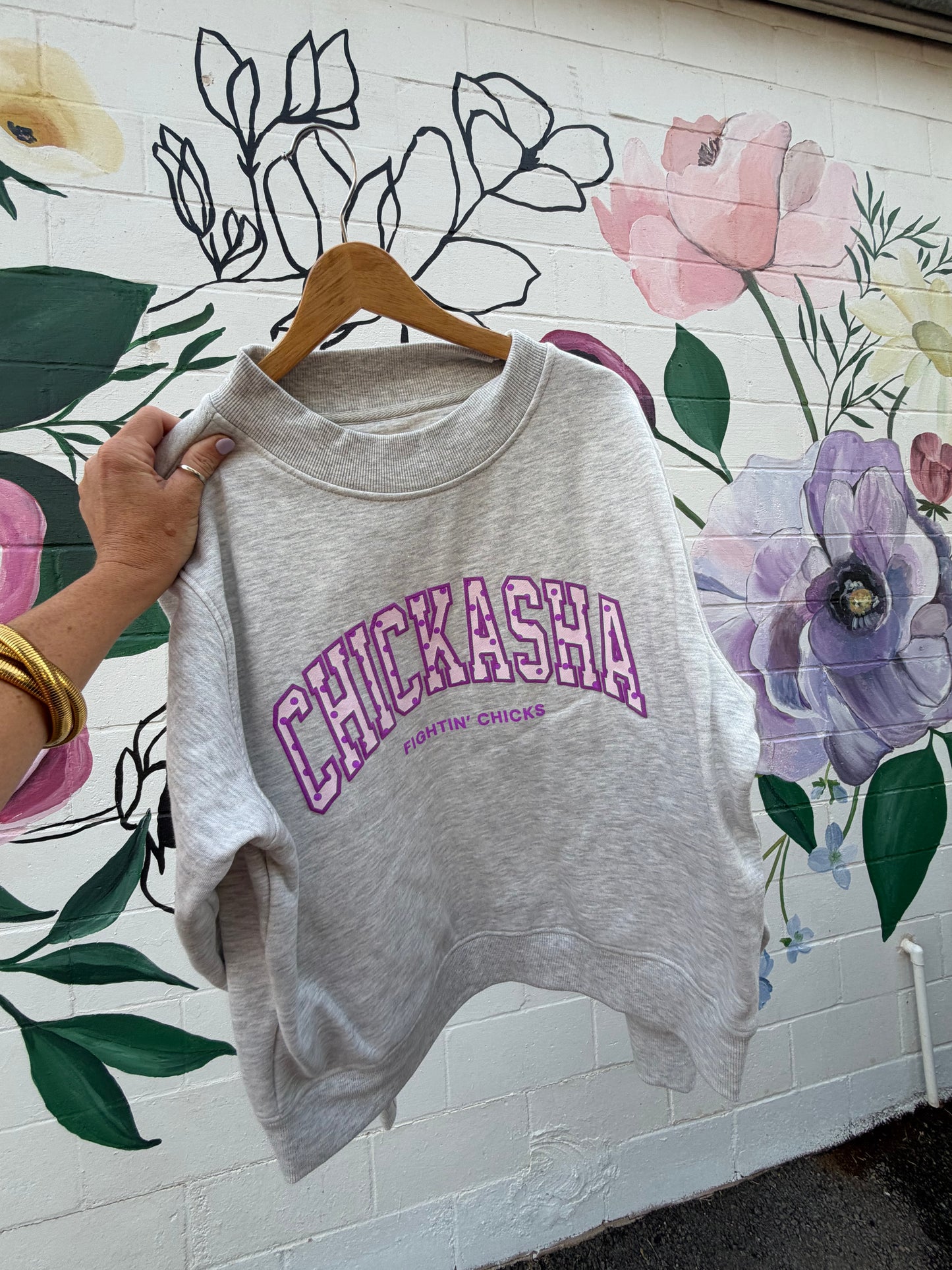 Mock Neck Polka Dot Chickasha