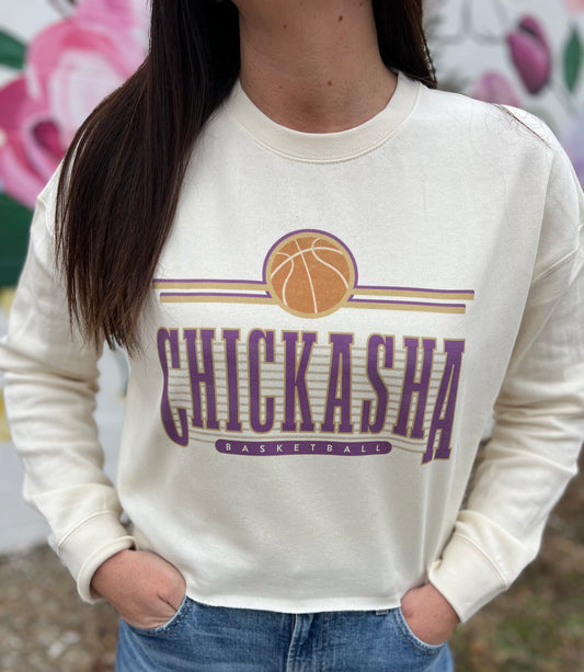 Basketball Cropped Sweatshirt
